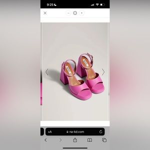 NA-KD platform heels